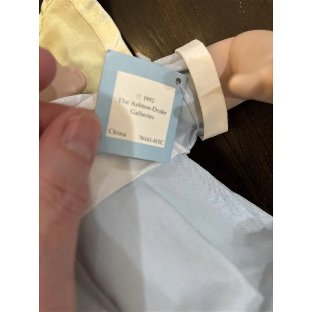 Ashton Drake tickles porcelain